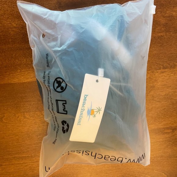 Beachsissi teal bikini, size large - Picture 5 of 6